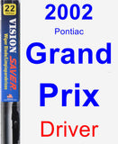 Driver Wiper Blade for 2002 Pontiac Grand Prix - Vision Saver