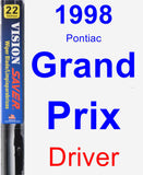 Driver Wiper Blade for 1998 Pontiac Grand Prix - Vision Saver