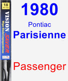 Passenger Wiper Blade for 1980 Pontiac Parisienne - Vision Saver