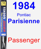 Passenger Wiper Blade for 1984 Pontiac Parisienne - Vision Saver