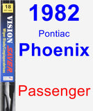 Passenger Wiper Blade for 1982 Pontiac Phoenix - Vision Saver