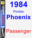 Passenger Wiper Blade for 1984 Pontiac Phoenix - Vision Saver