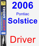 Driver Wiper Blade for 2006 Pontiac Solstice - Vision Saver