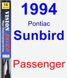 Passenger Wiper Blade for 1994 Pontiac Sunbird - Vision Saver