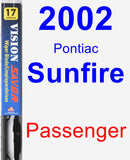 Passenger Wiper Blade for 2002 Pontiac Sunfire - Vision Saver