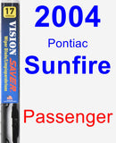 Passenger Wiper Blade for 2004 Pontiac Sunfire - Vision Saver