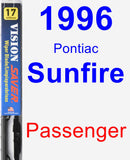 Passenger Wiper Blade for 1996 Pontiac Sunfire - Vision Saver