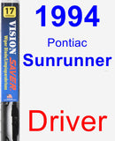 Driver Wiper Blade for 1994 Pontiac Sunrunner - Vision Saver