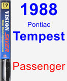 Passenger Wiper Blade for 1988 Pontiac Tempest - Vision Saver