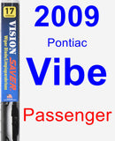 Passenger Wiper Blade for 2009 Pontiac Vibe - Vision Saver