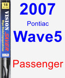 Passenger Wiper Blade for 2007 Pontiac Wave5 - Vision Saver