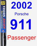 Passenger Wiper Blade for 2002 Porsche 911 - Vision Saver