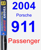 Passenger Wiper Blade for 2004 Porsche 911 - Vision Saver