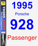 Passenger Wiper Blade for 1995 Porsche 928 - Vision Saver