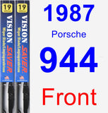 Front Wiper Blade Pack for 1987 Porsche 944 - Vision Saver