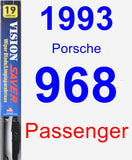 Passenger Wiper Blade for 1993 Porsche 968 - Vision Saver