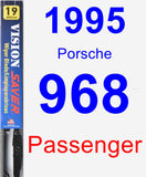 Passenger Wiper Blade for 1995 Porsche 968 - Vision Saver