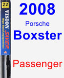 Passenger Wiper Blade for 2008 Porsche Boxster - Vision Saver