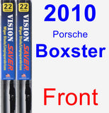 Front Wiper Blade Pack for 2010 Porsche Boxster - Vision Saver