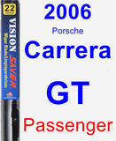 Passenger Wiper Blade for 2006 Porsche Carrera GT - Vision Saver