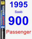 Passenger Wiper Blade for 1995 Saab 900 - Vision Saver