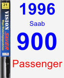 Passenger Wiper Blade for 1996 Saab 900 - Vision Saver
