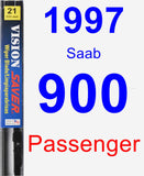 Passenger Wiper Blade for 1997 Saab 900 - Vision Saver