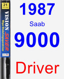 Driver Wiper Blade for 1987 Saab 9000 - Vision Saver