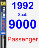 Passenger Wiper Blade for 1992 Saab 9000 - Vision Saver