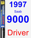 Driver Wiper Blade for 1997 Saab 9000 - Vision Saver