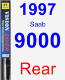 Rear Wiper Blade for 1997 Saab 9000 - Vision Saver