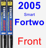 Front Wiper Blade Pack for 2005 Smart Fortwo - Vision Saver