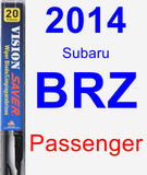 Passenger Wiper Blade for 2014 Subaru BRZ - Vision Saver