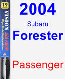 Passenger Wiper Blade for 2004 Subaru Forester - Vision Saver