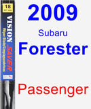 Passenger Wiper Blade for 2009 Subaru Forester - Vision Saver