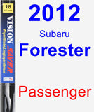 Passenger Wiper Blade for 2012 Subaru Forester - Vision Saver