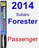 Passenger Wiper Blade for 2014 Subaru Forester - Vision Saver