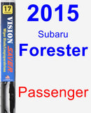 Passenger Wiper Blade for 2015 Subaru Forester - Vision Saver