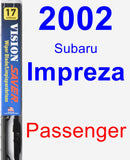 Passenger Wiper Blade for 2002 Subaru Impreza - Vision Saver