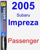 Passenger Wiper Blade for 2005 Subaru Impreza - Vision Saver