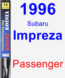 Passenger Wiper Blade for 1996 Subaru Impreza - Vision Saver