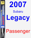 Passenger Wiper Blade for 2007 Subaru Legacy - Vision Saver