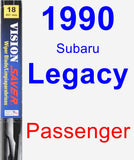 Passenger Wiper Blade for 1990 Subaru Legacy - Vision Saver