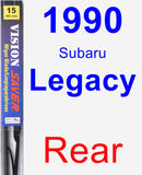 Rear Wiper Blade for 1990 Subaru Legacy - Vision Saver