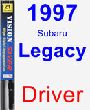 Driver Wiper Blade for 1997 Subaru Legacy - Vision Saver