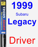 Driver Wiper Blade for 1999 Subaru Legacy - Vision Saver