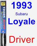 Driver Wiper Blade for 1993 Subaru Loyale - Vision Saver