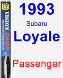 Passenger Wiper Blade for 1993 Subaru Loyale - Vision Saver