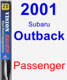 Passenger Wiper Blade for 2001 Subaru Outback - Vision Saver