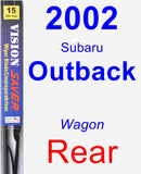 Rear Wiper Blade for 2002 Subaru Outback - Vision Saver